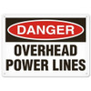 OSHA Safety Sign | Danger Overhead Line | INCOM SS1166V, SS1166A, SS1166P, SC1166V, SC1166A, SC1166P, SA1166V, SA1166P