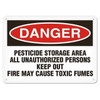 OSHA Safety Sign | Danger Pest Unauth | Incom Signs | All Safety