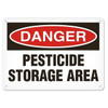 OSHA Safety Sign | Danger Pesticide Storage Area | Incom Signs | All Safety