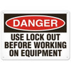 OSHA Safety Sign | Danger Use L/O Befor | INCOM SS1158V, SS1158A, SS1158P, SC1158V, SC1158A, SC1158P, SA1158V, SA1158P