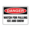 Danger Watch For Falling Ice And Snow | Incom Signs | All Safety
