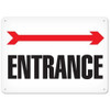 OSHA Safety Sign | Entrance -------> | INCOM SS5088