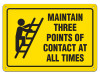 OSHA Safety Sign | Maintain 3 Points of Contact | Incom Signs | All Safety