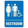 OSHA Safety Sign | Mixed Gender Accessible Restroom | INCOM SS5058V, SS5058A, SS5058P, SC5058V, SC5058A, SC5058P, SA5058P, SA505V