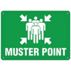 OSHA Safety Sign | Muster Point | INCOM SS5052
