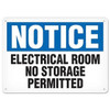 OSHA Safety Sign | Notice Electrical Room | INCOM SS4048V, SS4048A, SS4048P, SC4048V, SC4048A, SC4048P, SA4048V, SA4048P