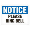 OSHA Safety Sign | Please Notice Ring Bell | Incom Signs | All Safety