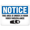 OSHA Safety Sign | Notice This Area is Under 24/Hr Surveil | INCOM SS4061V, SS4061A, SS4061P, SC4061V, SC4061A, SC4061P, SA4061V, SA4061P