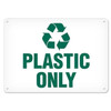 OSHA Safety Sign | Recycle Plastic Only | Incom Signs | All Safety