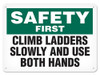 OSHA Safety Sign | Safety Danger Forklift | INCOM SS5031V, SS5031A, SS5031P, SC5031V, SC5031A, SC5031P, SA5031V, SA5031P