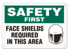 OSHA Safety Sign | Safety Warning High Voltage | INCOM SS5014V, SS5014A, SS5014P, SC5014V, SC5014A, SC5014P, SA5014V, SA5014P