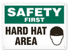 OSHA Safety Sign | Safety Hard Hat Area | Incom Signs | All Safety