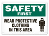 OSHA Safety Sign | Safety Wear Cloth SS5016V, SS5016A, SS5016P, SC5016V, SC5016A, SC5016P, SA5016V, SA5016P