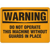 OSHA Safety Sign | Warning Mach Guard SS3021V, SS3021A, SS3021P, SC3021V, SC3021A, SC3021P, SA3021V, SA3021P