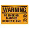 OSHA Safety Sign | Warning Open Flame SS3011V, SS3011A, SS3011P, SC3011V, SC3011A, SC3011P, SA3011V, SA3011P