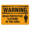 OSHA Safety Sign | Warning Protect Clot SS3014V, SS3014A, SS3014P, SC3014V, SC3014A, SC3014P, SA3014V, SA3014P