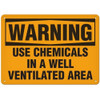 OSHA Safety Sign | Warning Use Chemcial SS3054