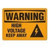 OSHA Safety Sign | Warning High Voltage Keep Away | Incom Signs | All Safety