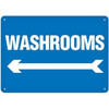 OSHA Safety Sign | Washrooms With Left Arrow | Incom Signs | All Safety