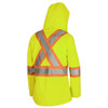 Women's Hi-Vis Waterproof 300D PU Jacket | Pioneer 5626W/5628W | All Safety