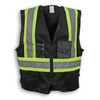 100% Polyester Zipper Safety Vest BK204-206ZIP