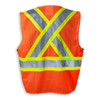 100% Polyester Mesh and Zipper Safety Vest BK204-206ZIPMESH