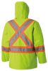Hi-Vis 100% Waterproof Rain Jacket | Pioneer 5575A/5585A/5585BK | All Safety