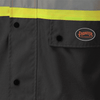 Hi-Vis 100% Waterproof Rain Jacket | Pioneer 5575A/5585A/5585BK | All Safety