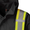 Hi-Vis 100% Waterproof Rain Jacket | Pioneer 5575A/5585A/5585BK | All Safety