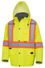 Hi-Vis 300D Winter Waterproof Safety Parka | Pioneer 5030/5031/5031BK | All Safety