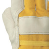 Cowgrain Glove - Yellow Back - Light Fleece Lining (12Pk) | Pioneer 536L | All Safety