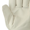 Cowgrain Glove - Yellow Back - Light Fleece Lining (12Pk) | Pioneer 536L | All Safety