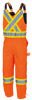 Waterproof Quilted Safety Bib Overall - Hi-Viz Orange | Pioneer 5040 | All Safety
