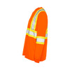 Hi Vis Poly Long Sleeve Shirt with 4in Tape | Ground Force TT2