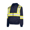 Hi Vis Hoodie with Detachable Hood | Ground Force TH3