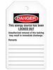 Danger Locked Out Tag - Lockout | Pkg/25 | Incom Signs | All Safety