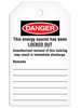 Danger This Equipment Locked Out Tag - Lockout | Pkg/25 | Incom Signs | All Safety