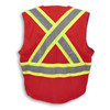 Big K 100% Polyester Zipper Safety Vest BK209ZIP