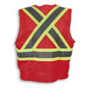 Big K 100% Polyester Mesh Safety Vest with Zipper Front BK208