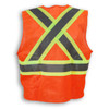 Big K 100% Polyester Mesh Safety Vest with Zipper Front BK208