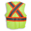 Big K 100% Polyester Mesh Safety Vest with Zipper Front BK208