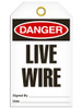 Danger - Live Wire | Pack /25 | Incom Signs | All Safety