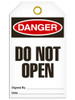 Danger - Do Not Open | Pack /25 | Incom Signs | All Safety