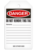 Danger - Contains Asbestos Fibers | Pack of 25 | Incom Signs | All Safety