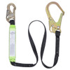 Shock Absorbing Lanyard - SP - Single Leg - Snap & Form Hooks - 200 - 350 Lb Capacity