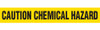 CAUTION CHEMICAL HAZARD Barricade Tape | Pack of 12 | Contractor (2.0 MIL) | INCOM BT1021