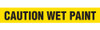 CAUTION WET PAINT Barricade Tape | Pack of 12 | Contractor (2.0 MIL) | INCOM BT1030