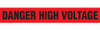 DANGER HIGH VOLTAGE Barricade Tape - Contractor Grade (Pack of 12 Rolls) BT1087