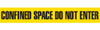 CONFINED SPACE DO NOT Barricade Tape - Contractor Grade (Pack of 12 Rolls) BT10201