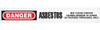 DANGER ASBESTOS AUTHORIZED PERSONNEL ONLY Barricade Tape - Contractor Grade (Pack of 12 Rolls) BT10207